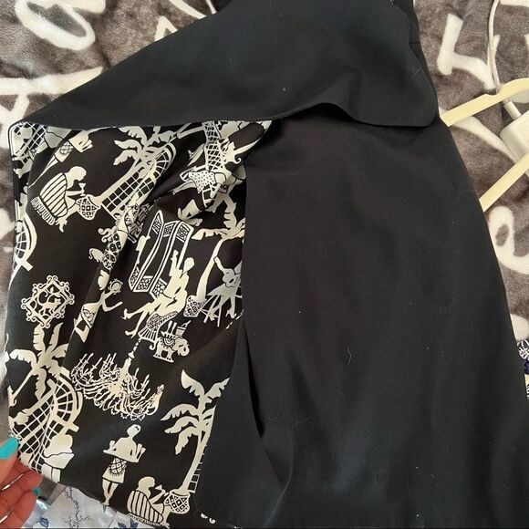 Lilly Pulitzer Crystal Late Night Toile Embellished Strapless Dress - Picture 9 of 11